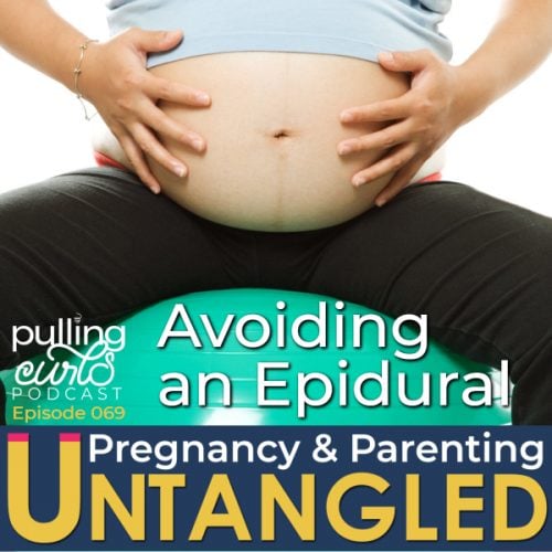 woman on yoga ball | how to avoid an epidural