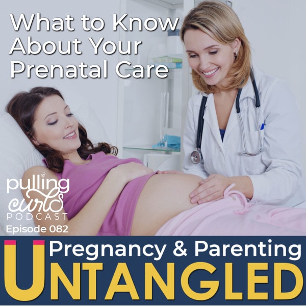 woman getting a prenatal check-up