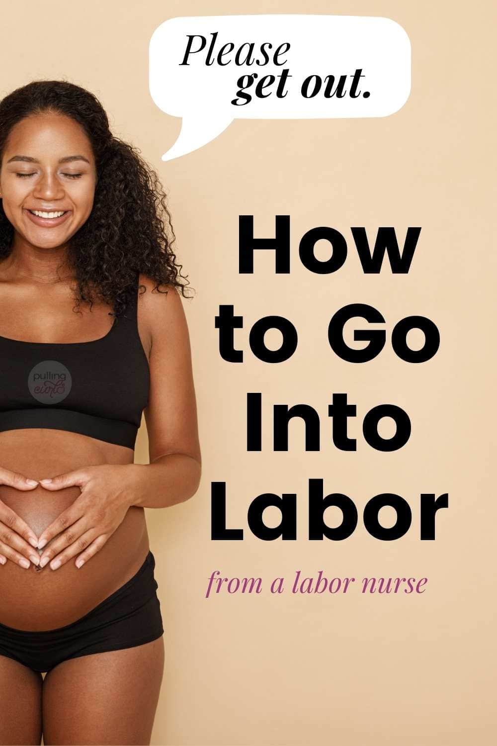 Let's talk about the ways to go into labor.  CAN you start labor on your own and what are some safe and effective ways to make you go into labor that you can try at home when your baby is term? via @pullingcurls