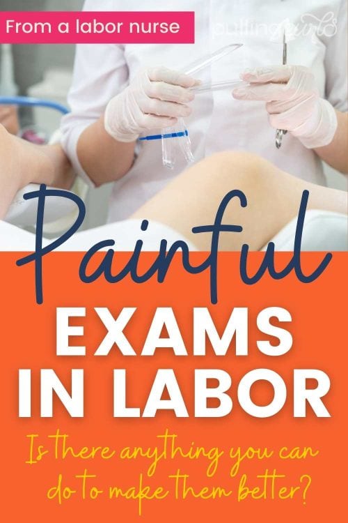 speculum exam/painful exams in labor