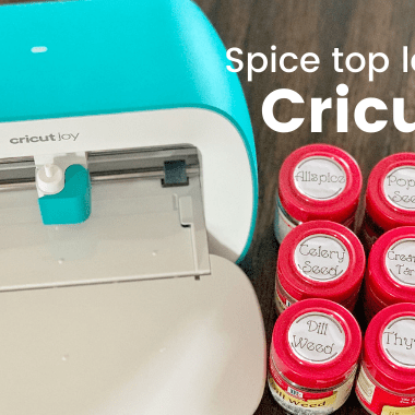 Organization Labels with Cricut Joy Smart Materials - featured image