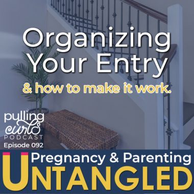 organizing your entry