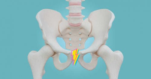 Pelvis with Lightening bolt