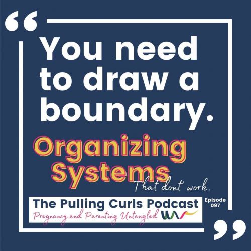 you need to draw a boundary