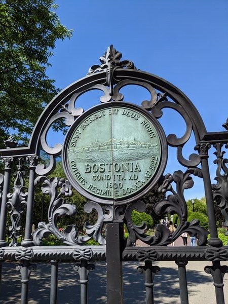 Boston plaque