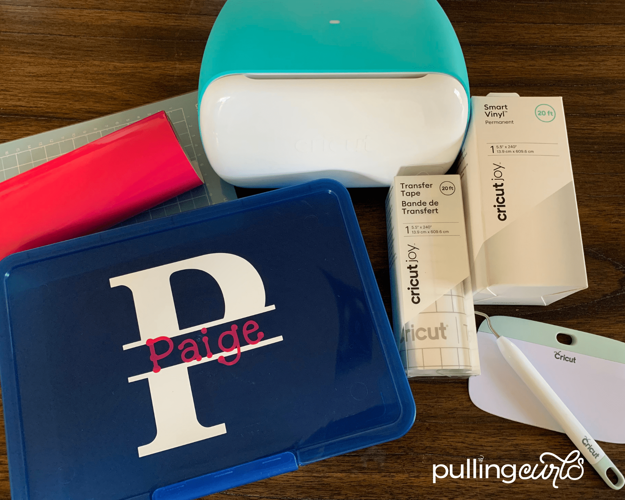 Personalize Back to School Supplies with Cricut Joy - pencil box