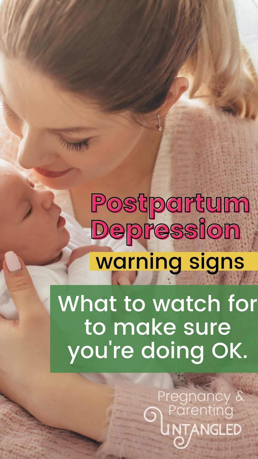 Understanding your emotions and feelings after a baby can be hard. It's so normal to have high highs, and very low low's, but how do you know when it's getting to be problematic? via @pullingcurls