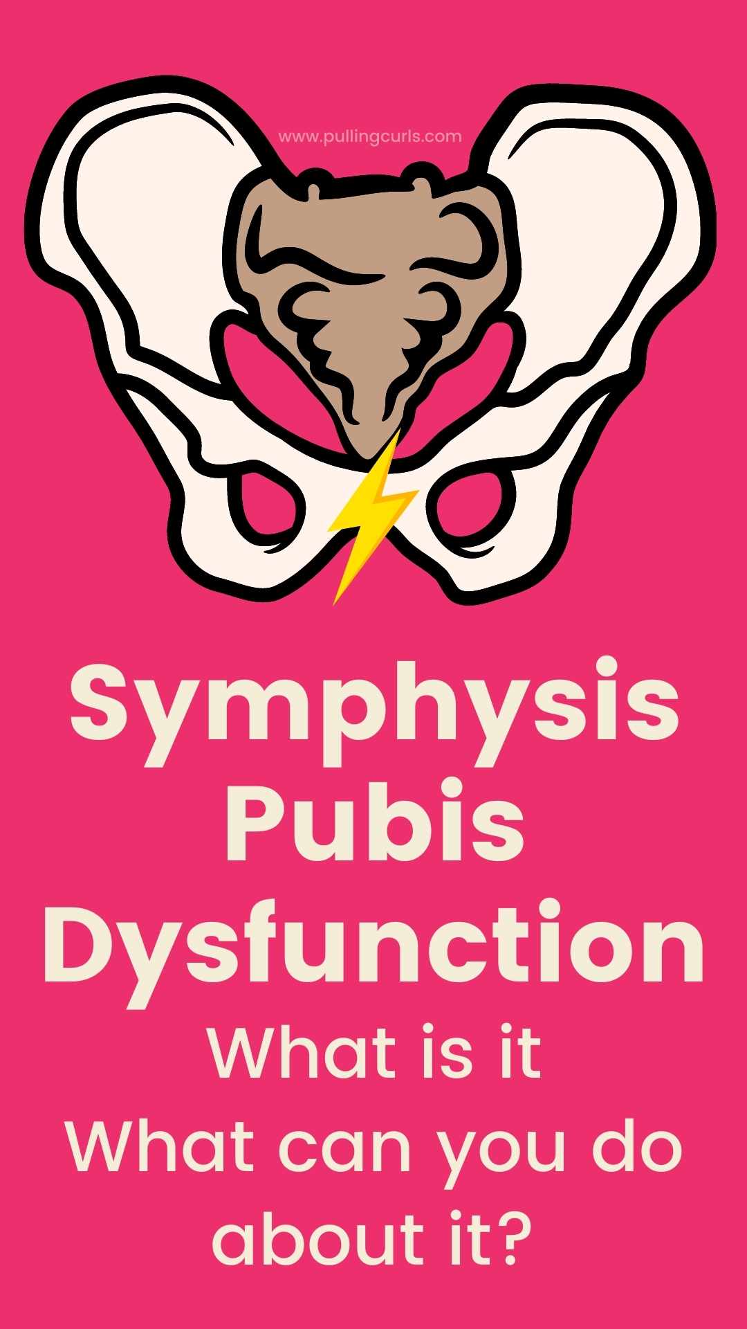 Symphysis Pubis Dysfunction can cause SO many problems for pregnant women and anyone who's ever had a baby). Today we're learing what it is and what we can do help it! via @pullingcurls