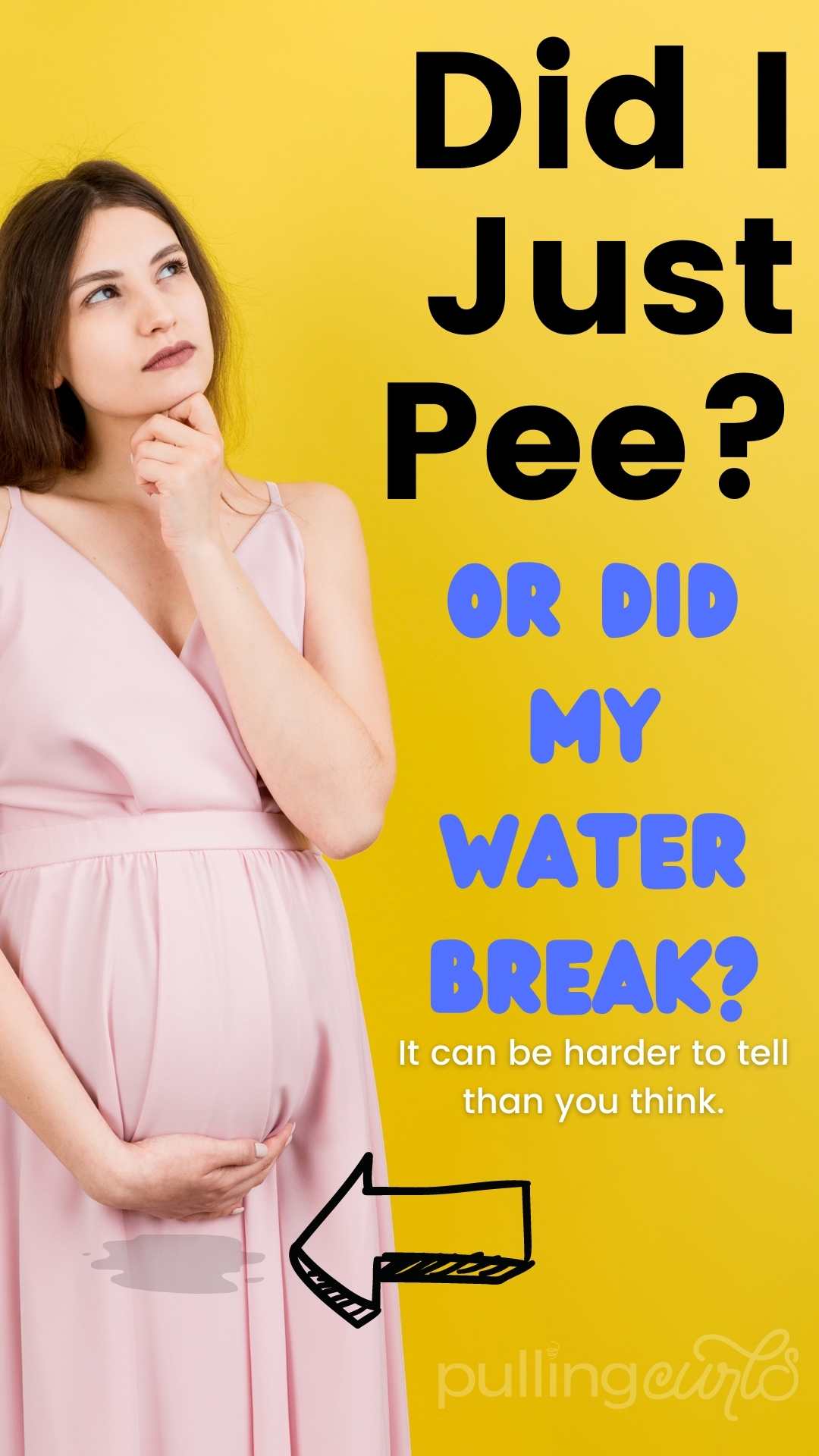 This Is my Water Broken Quiz will help you figure out if your amniotic sac broke or if you just peed... even with or without contractions. It can be really hard to tell if your waters are leaking... We'll talk about how long it can be before baby needs to get out, and how often it happens? Plus, what does water breaking look like? via @pullingcurls