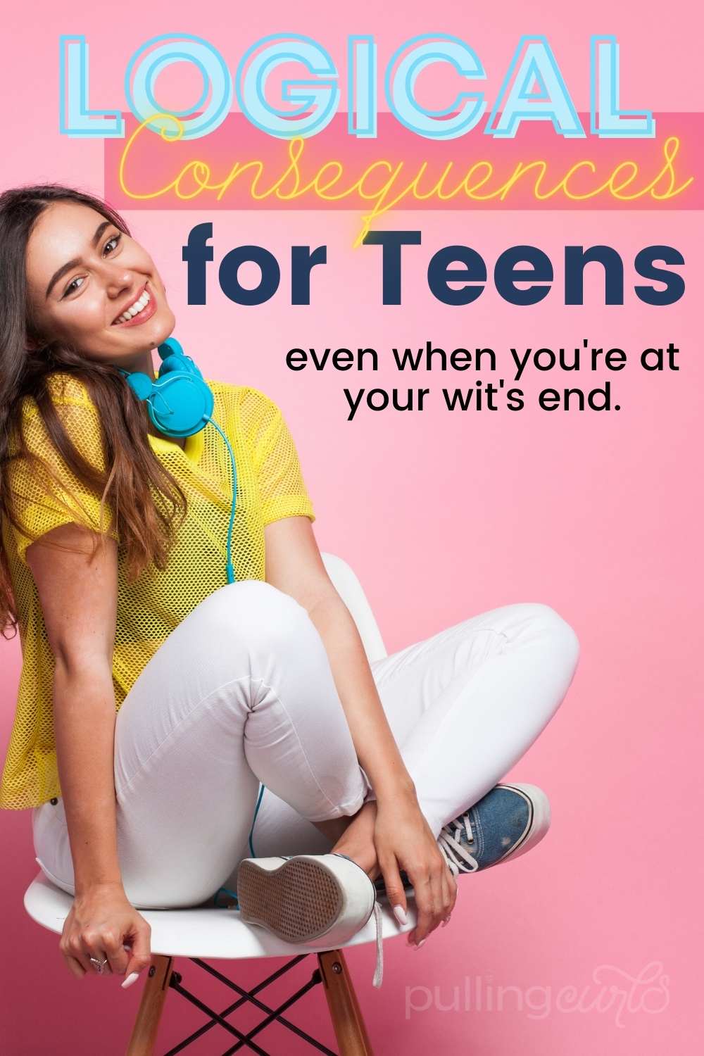 This post is going to explore effective consequences for teenagers and how they can improve your relationship with them, while also preparing them for real life.  This list of logical consequences for teenagers (even for disrespectful behavior) are the best to prepare them for real life, even when you're at your wits end. via @pullingcurls