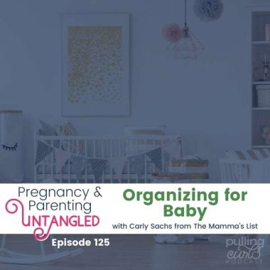 organizing for baby