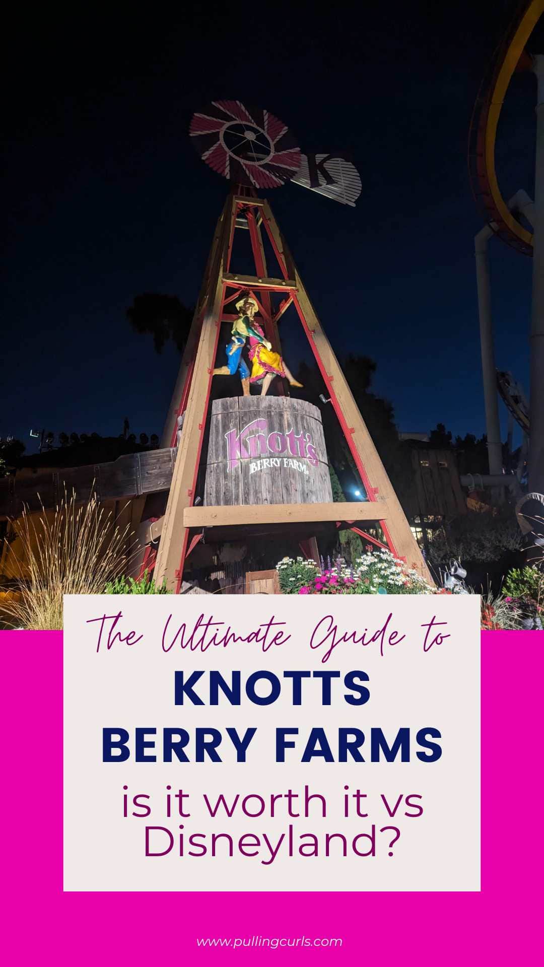 Will it be Knott's Berry Farm or Disneyland for your next family adventure? Dive into this detailed comparison that will highlight their differences, secrets, and unique charms. Uncertain about where to go? This pin is the perfect guide for you! via @pullingcurls