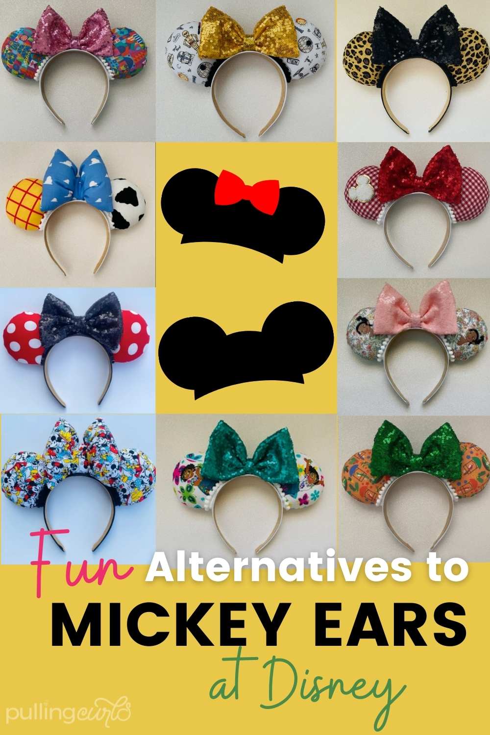 minnie ears via @pullingcurls