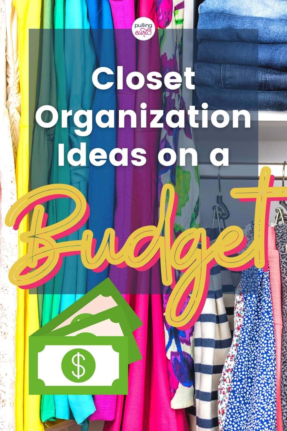Closet space often comes at a premium, so being able to use it efficiently is a big won.  This article has lots of great ideas and easy diy closet organization ideas to maximize your small space. via @pullingcurls