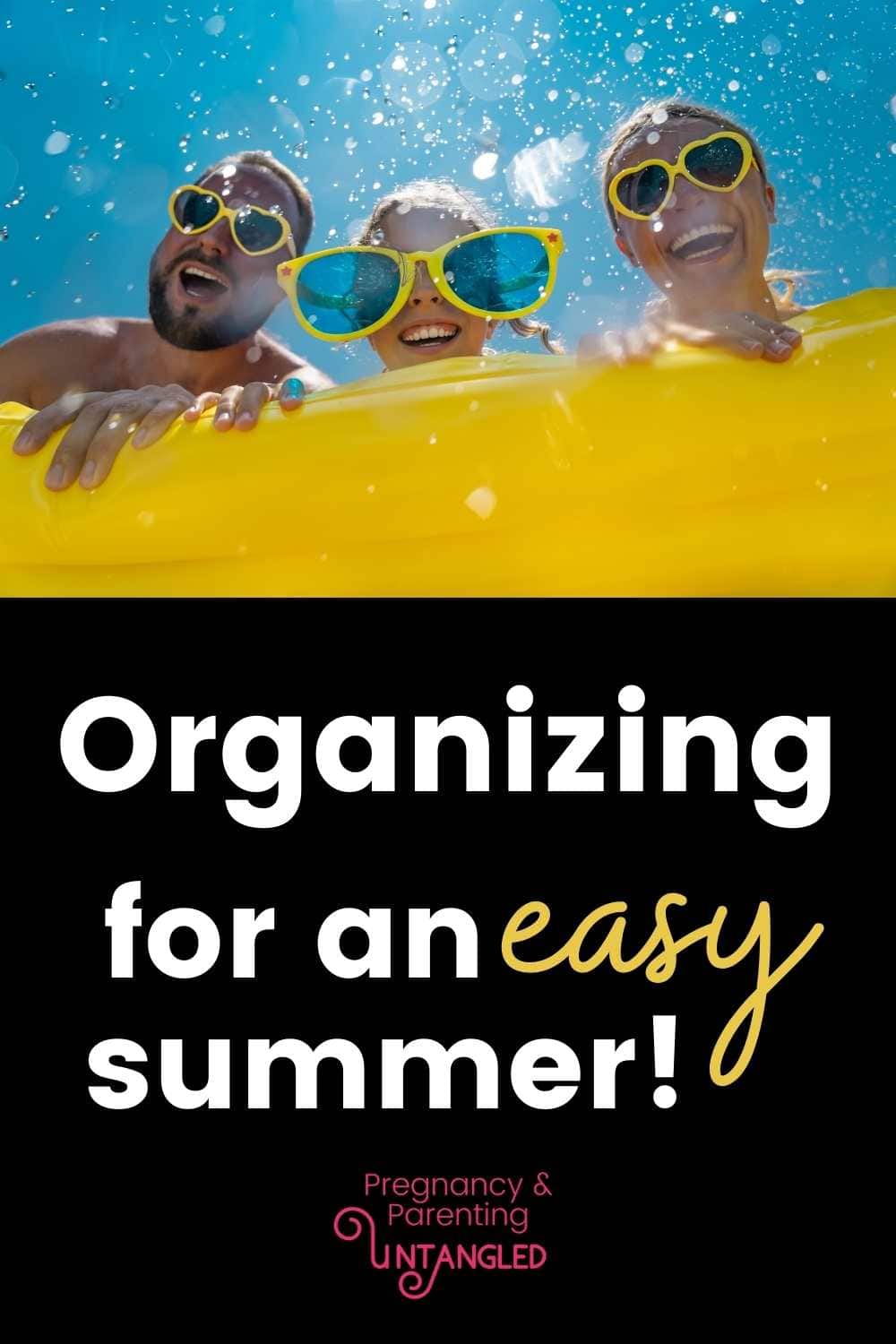 Let's get ORGANIZED to have a great summer. A bit of preparation in advance can totally set your family up for a fun stress-free summer! via @pullingcurls