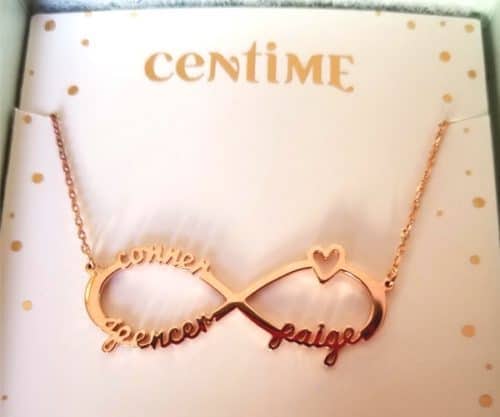 necklace with kid's names