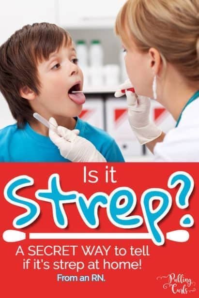 Let's talk abut Strep Throat symptoms, how to tell if you have strep vs a sore throat.  If essential oils can be helpful?  Also, what to do if you have strep throat when pregnant.  How LONG is strep throat contagious, can you be a carrier?  Did you know that strep throat has different symptoms in children and that it can ONLY be teated by antibiotics?  Yup, lots to learn about strep throat from this RN -- so let's get going! via @pullingcurls