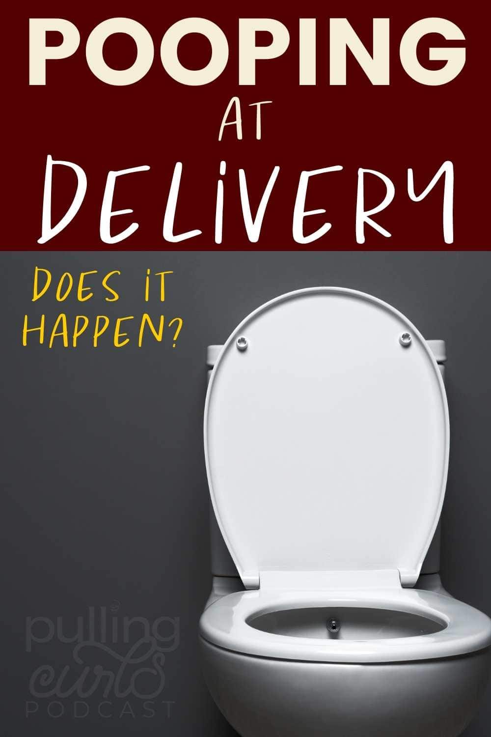 What happens if you poop at delivery? Today I'm talking with a fellow labor nurse about what WE think, why it happens and what we do if/when it does! via @pullingcurls