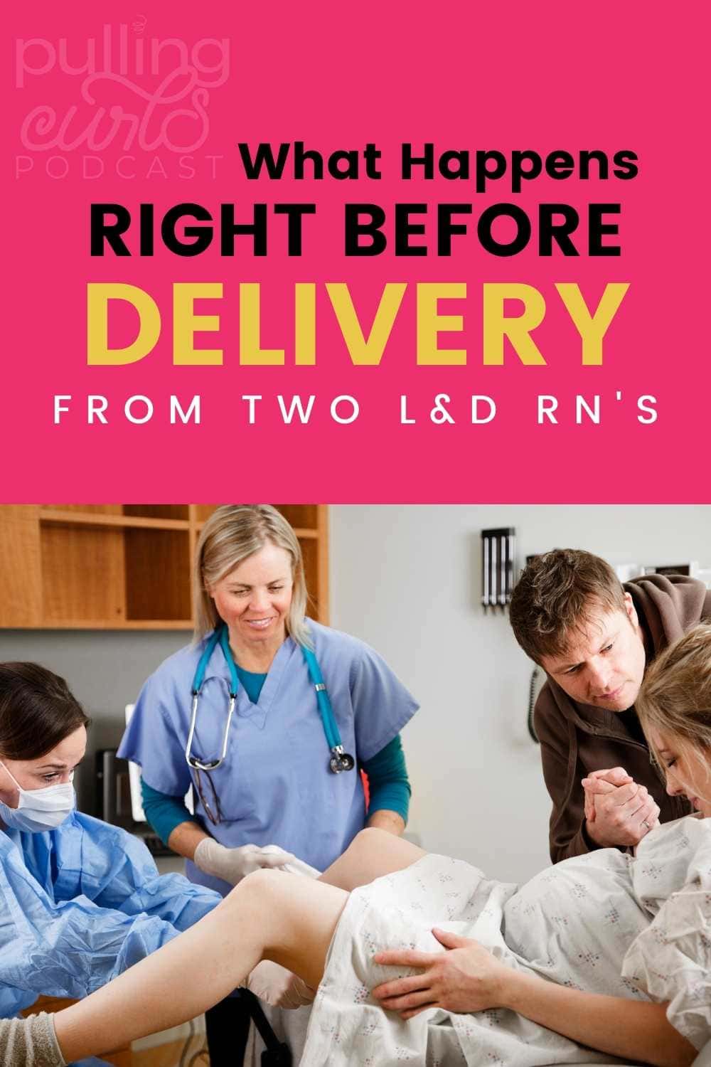 what happens right before delivery / woman giving birth via @pullingcurls