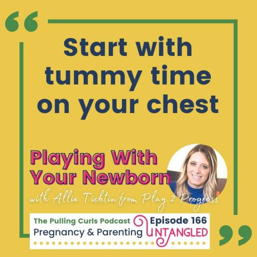 start with tummy time on your chest