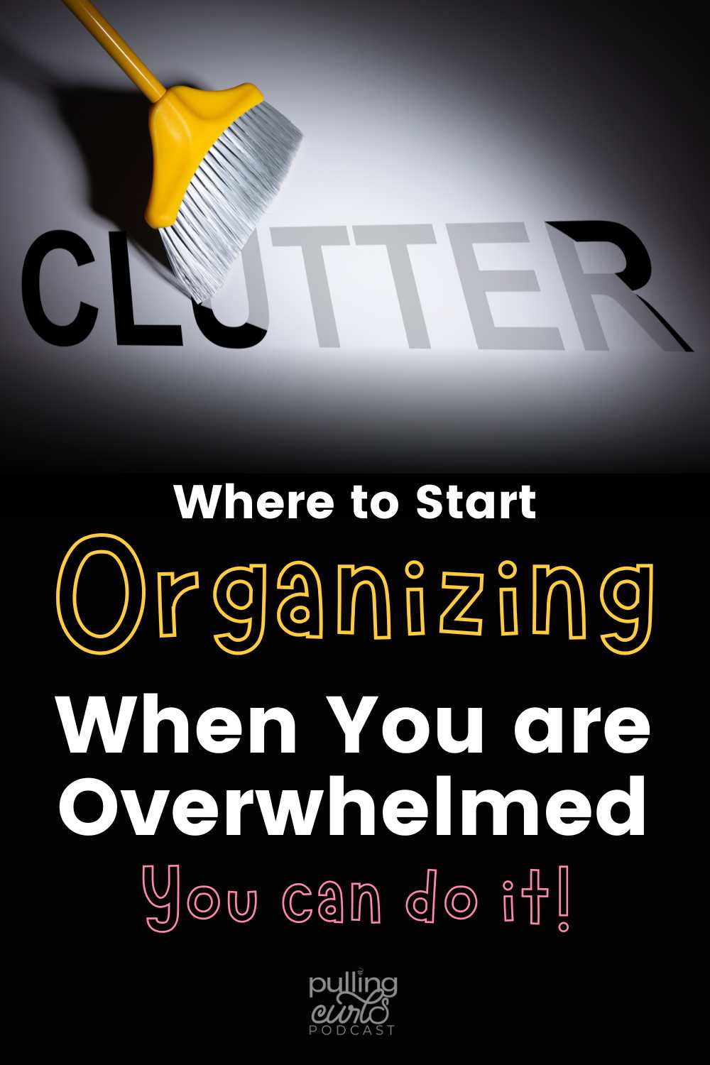 How do you start decluttering when you're overwhelmed? Today Carly has a TON of great tips for decluttering and feeling overwhelmed (which is SO NORMAL). via @pullingcurls