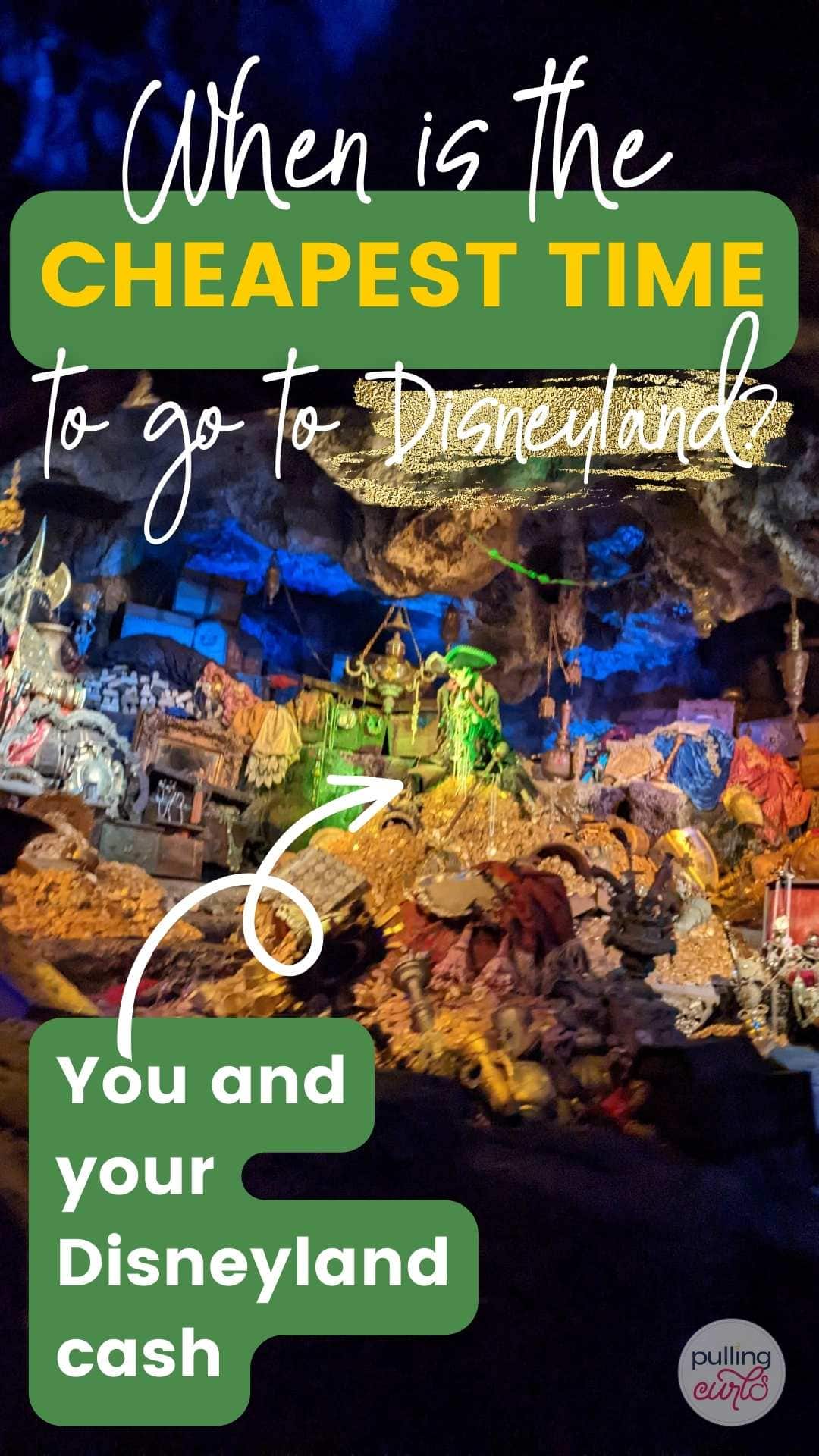 when is the cheapest time to go to disneyland? / Pirates of the Carribean ride via @pullingcurls