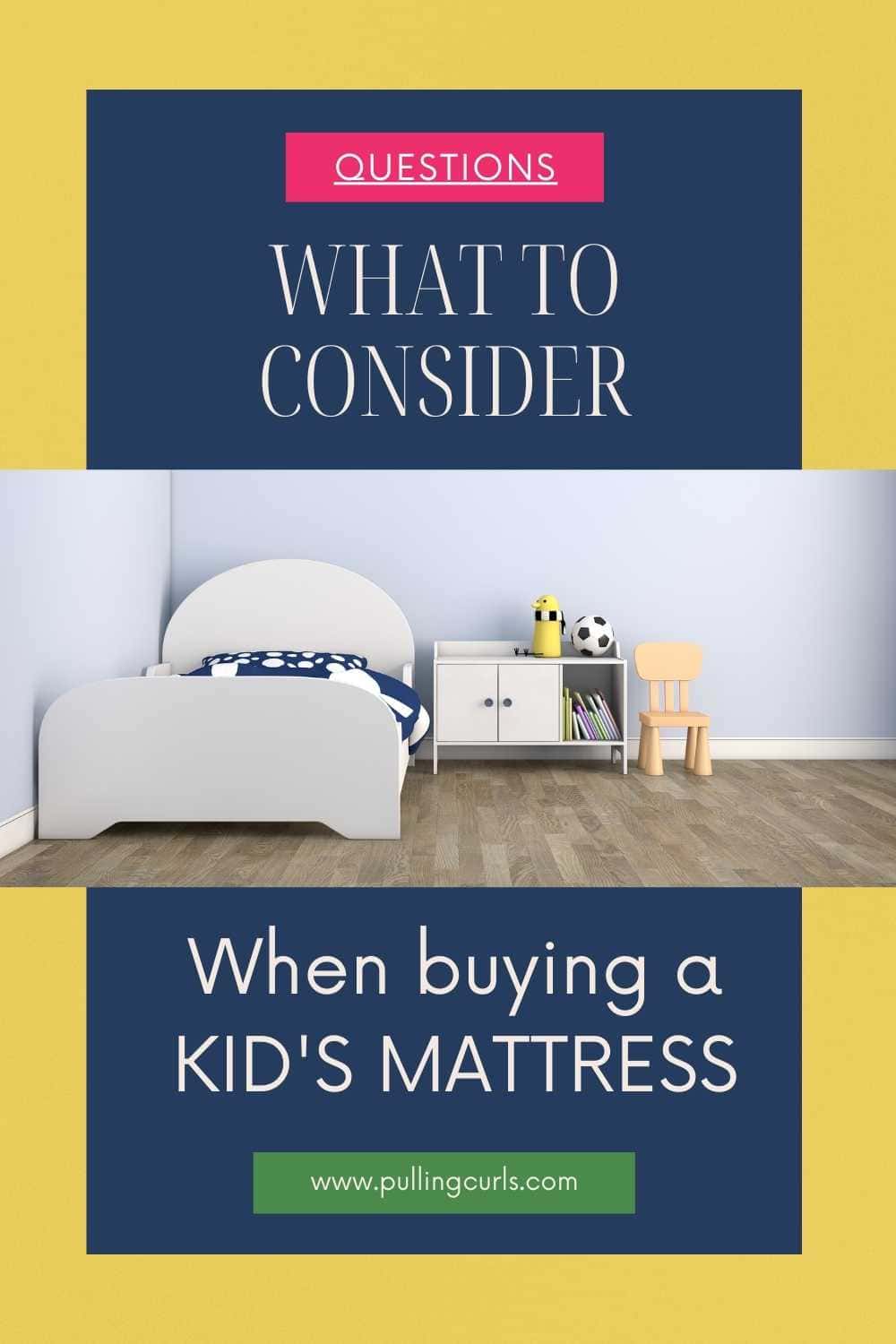 When it comes time to buy a mattress for your child, it can be tough to know where to start. Samantha Radford from gives us the lowdown on what to look for when making this purchase, and how to make sure you're getting the best value for your money. via @pullingcurls