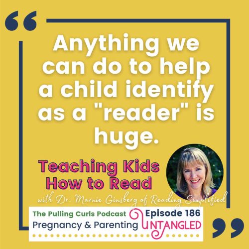 Anything we can do to help a child identify as a "reader" is huge.