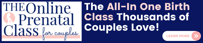 the online prenatal class for couples / the all in one birth class thousands of couples love!
