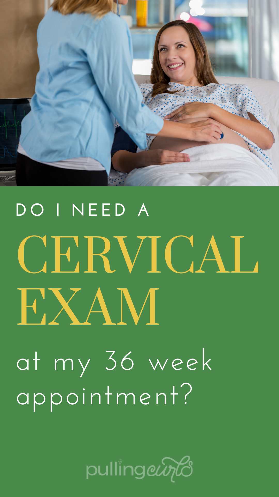 At 36 weeks of pregnancy, it is important for expecting mothers to visit their doctor for a regular checkup. One of the most important checks that should be part of this routine visit is a cervix check. This important test can help identify any early signs of labor and can help ensure that the baby is growing and developing normally. A cervix check can provide valuable information to help both the mother and the baby stay safe and healthy. via @pullingcurls