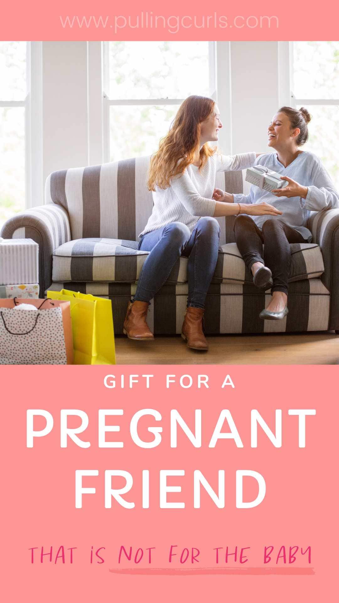 Surprise your pregnant friend with something special that’s not just for the baby! Give them a spa day, a cozy new sweater, or a subscription to an online yoga class - it’s the perfect way to show them some extra love during this special time. via @pullingcurls