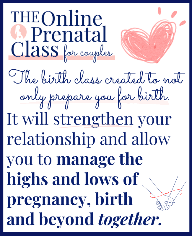 It will strengthen your relationship and allow you to manage the highs and lows of pregnancy, birth and beyond together.