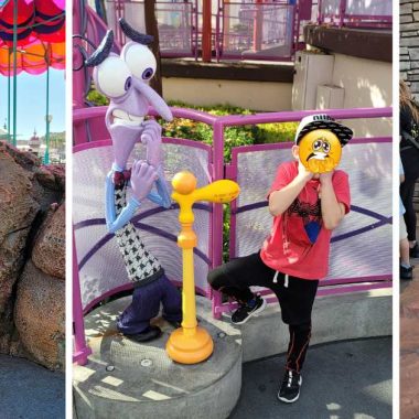 height markers at Disneyland