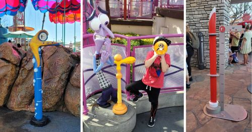 height markers at Disneyland