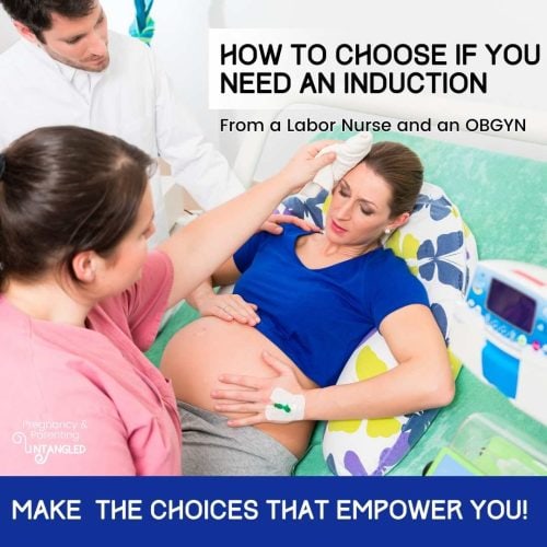 how to choose if you need an induction / pregnant woman being induced
