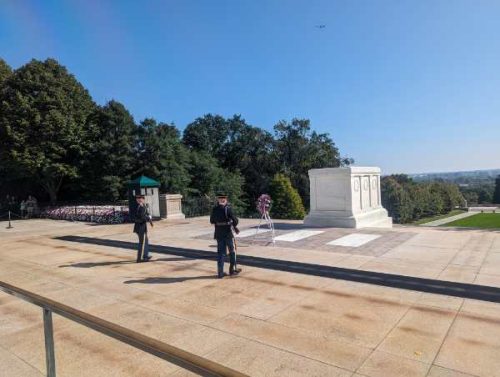 Arlington Cemetary changing of the guard