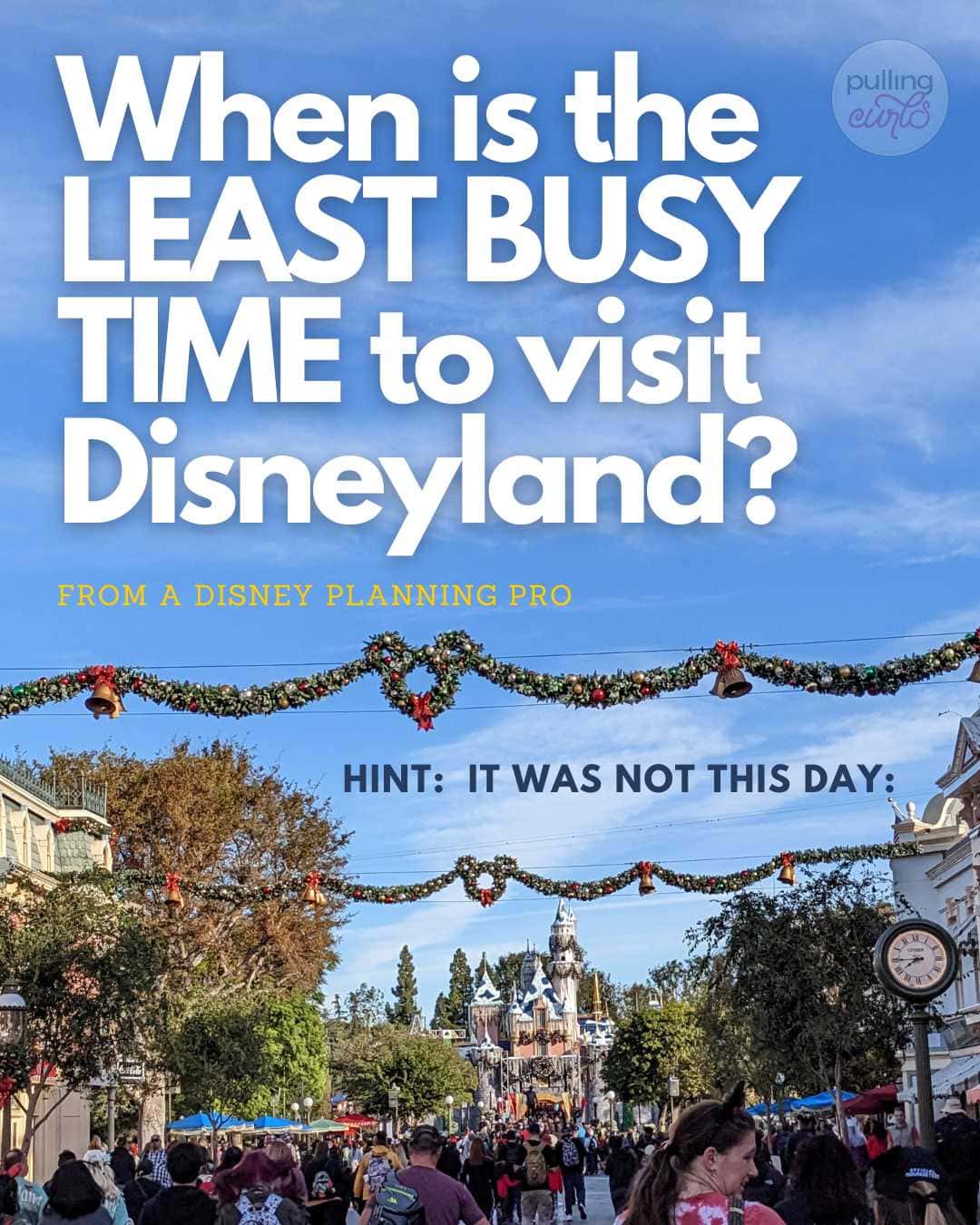 Explore our comprehensive guide to navigating Disneyland at its least crowded! Learn the best times to visit, insider tips on avoiding lines, and more. Turn your magical Disneyland trip into a peaceful, crowd-free experience never to be forgotten. Your dream vacation awaits! via @pullingcurls