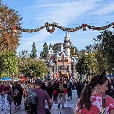 Disneyland castle at Christmas?