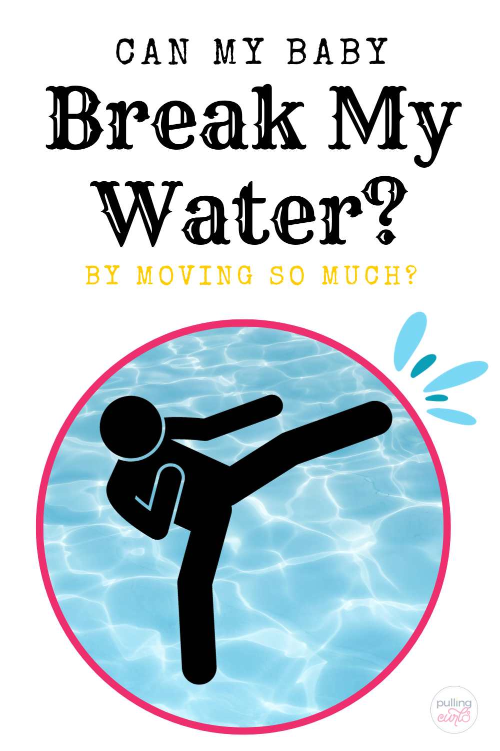 Feeling those tiny 👶 kicks? Worried you might spring a leak 🌊 any minute? You're not alone, mama! Welcome to the trimester where every flutter makes you think 💭 "Is this it? Is my water about to break💧?" Relax, we're in this together! 😊💕 via @pullingcurls