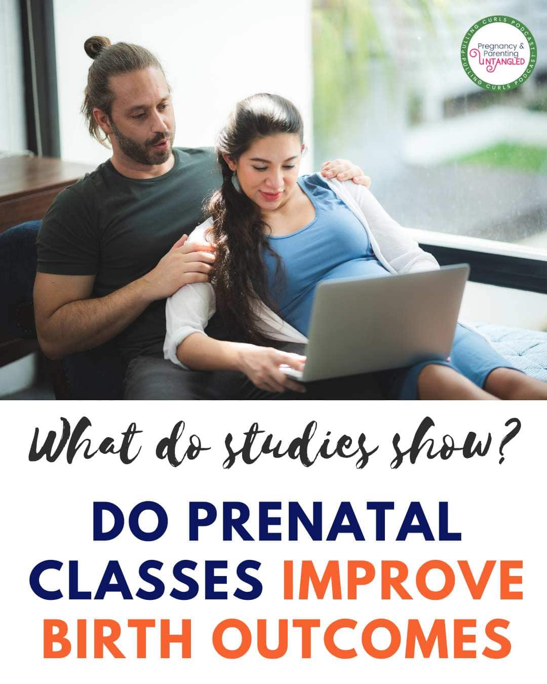 "Discover the benefits of attending a prenatal class! Studies show that taking a quality prenatal class can help reduce the risk of c-sections and failed inductions. Learn how to effectively communicate with your healthcare provider, set realistic expectations for labor, and utilize movement during childbirth. Find out how attending a prenatal class can lead to fewer epidurals, decreased pain in early labor, and less perineal trauma. Join an online prenatal class for couples today. via @pullingcurls