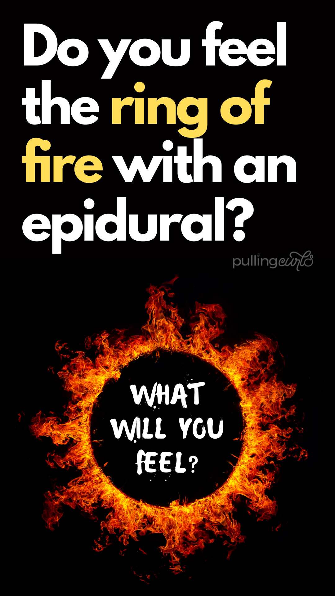 Ever heard of the terrifying 'ring of fire' during childbirth? Discover what it really means and whether you'll feel it if you opt for an epidural. Will the epidural be your saviour against this burning sensation? Let's dig into the matter! via @pullingcurls