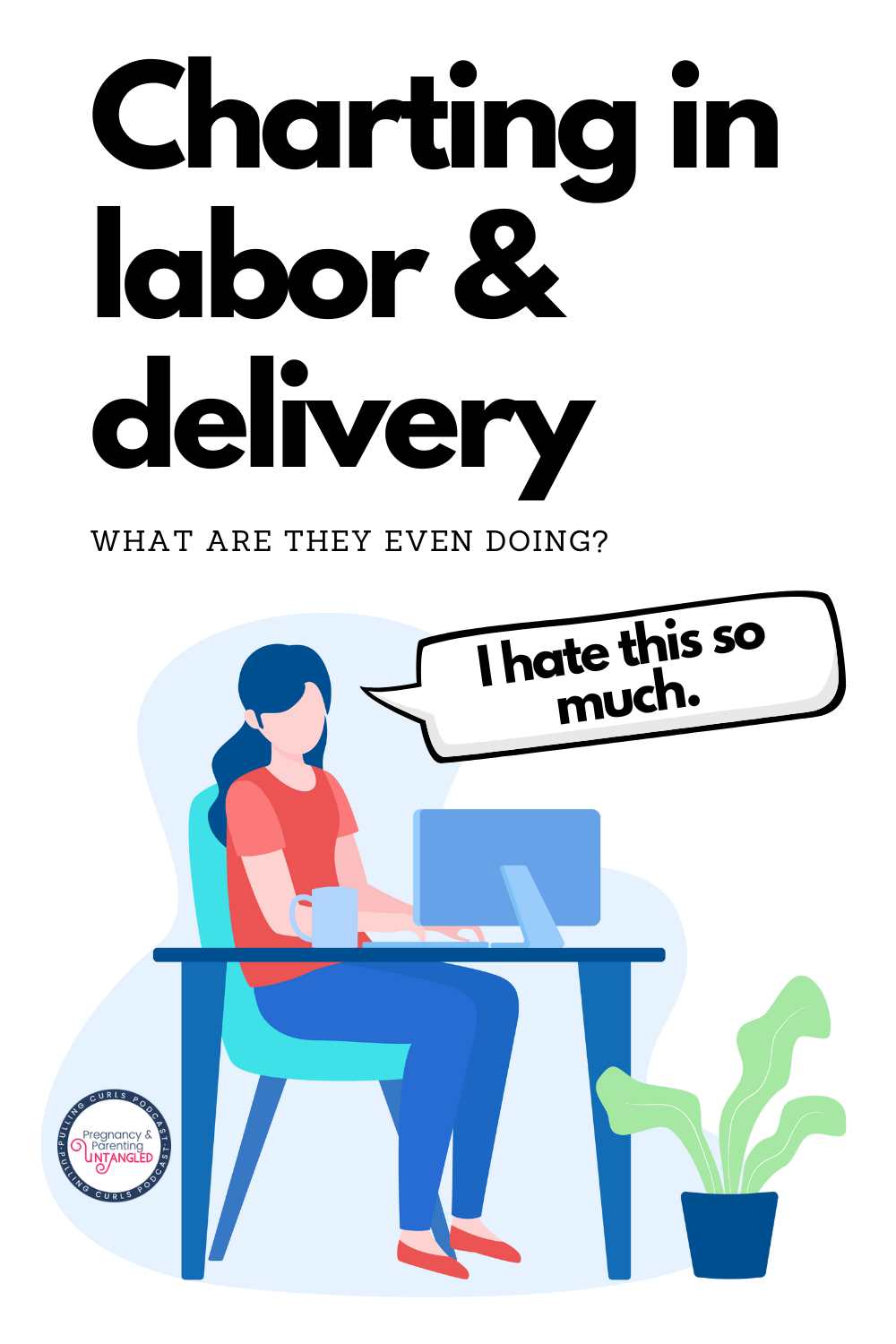 "Discover the ins and outs of charting in labor and delivery. Gain insights into the legal obligations and concerns that nurses and doctors face while charting. Learn about the impact of continuous fetal heart rate monitoring and the importance of informed consent. Get pro tips on navigating the world of charting from a seasoned nurse's perspective. Stay tuned for upcoming episodes on Disneyland tips and fascinating facts about the placenta. via @pullingcurls
