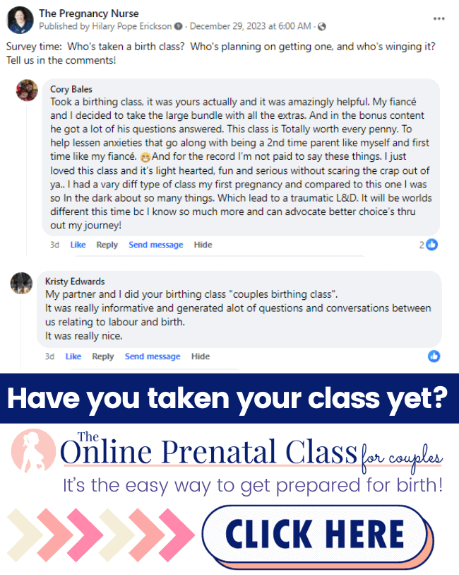 Have you learned your lesson yet?  Online Prenatal Course for Couples is the easy way to prepare for birth -- click here