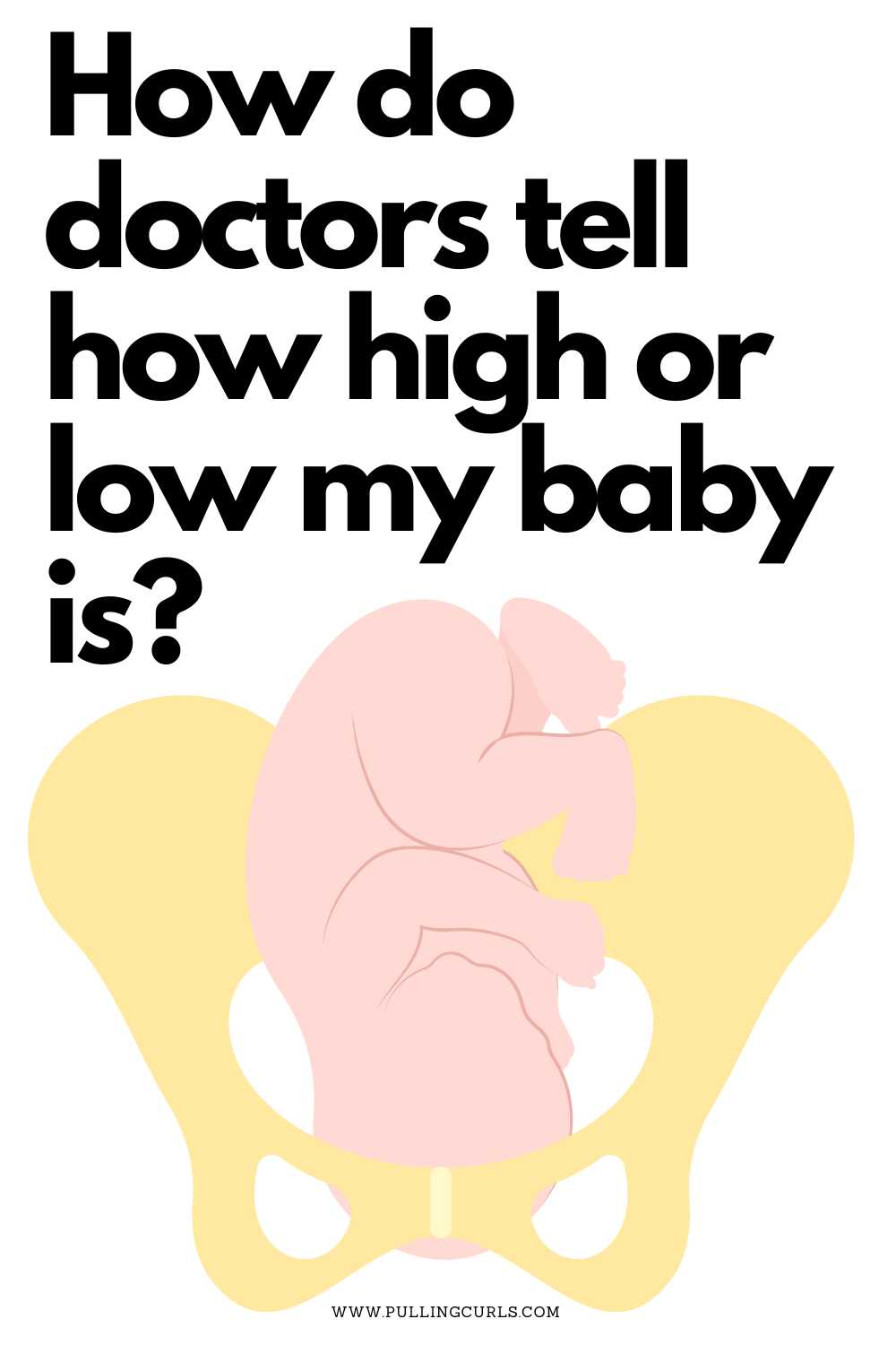 baby in pelvis / how do doctors tell how high or low my baby is? via @pullingcurls