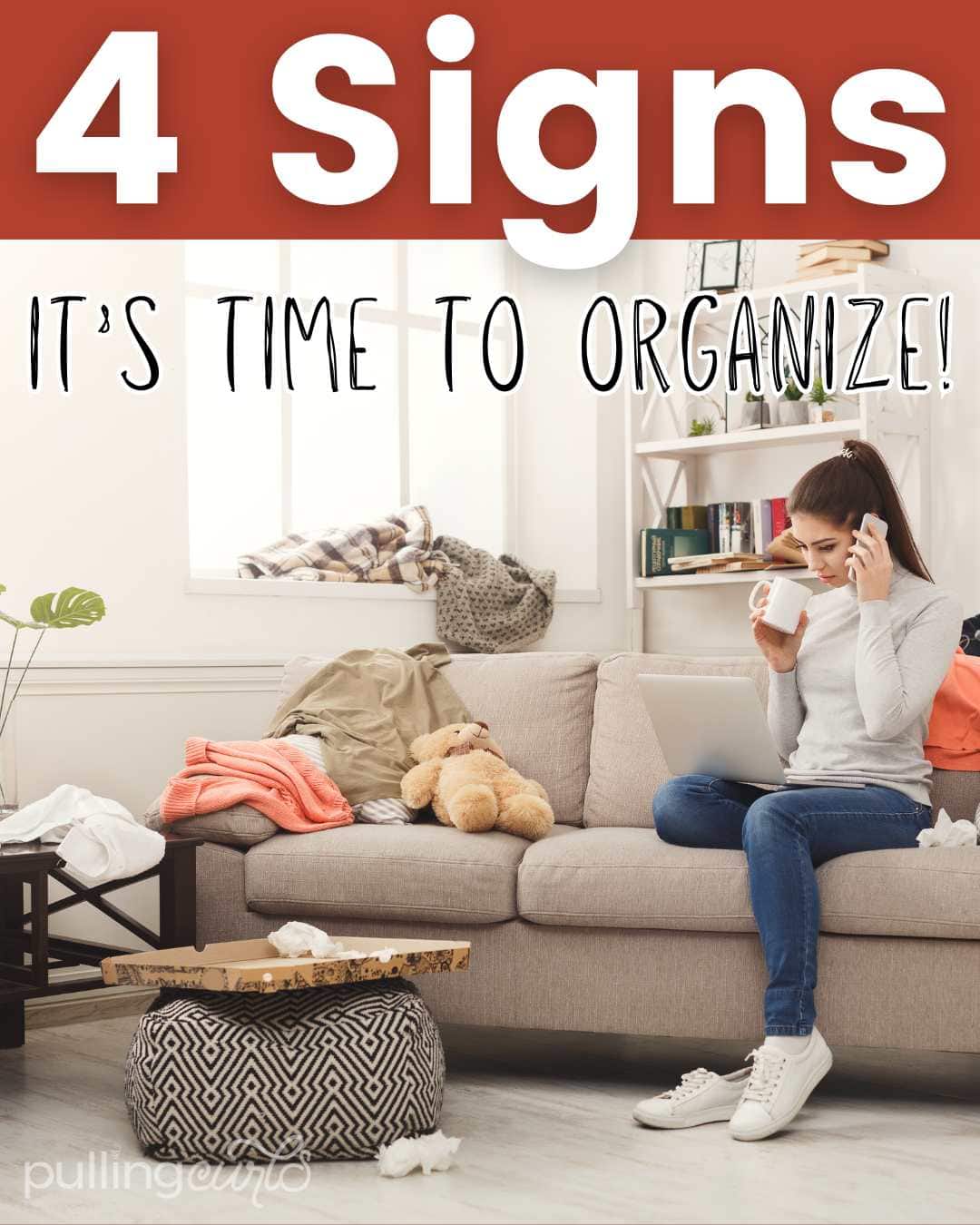 Discover the telltale signs it's time to get organized! From clutter chaos to productivity pitfalls, learn when to declutter and streamline your life. Get inspired with organization tips, declutter hacks, and efficient solutions. Say goodbye to mess and hello to harmony! 🗂️✨ #OrganizationGoals #DeclutterTips #HomeOrganization #ProductivityHacks #StreamlineYourLife #EfficiencyBoost #GetOrganized via @pullingcurls