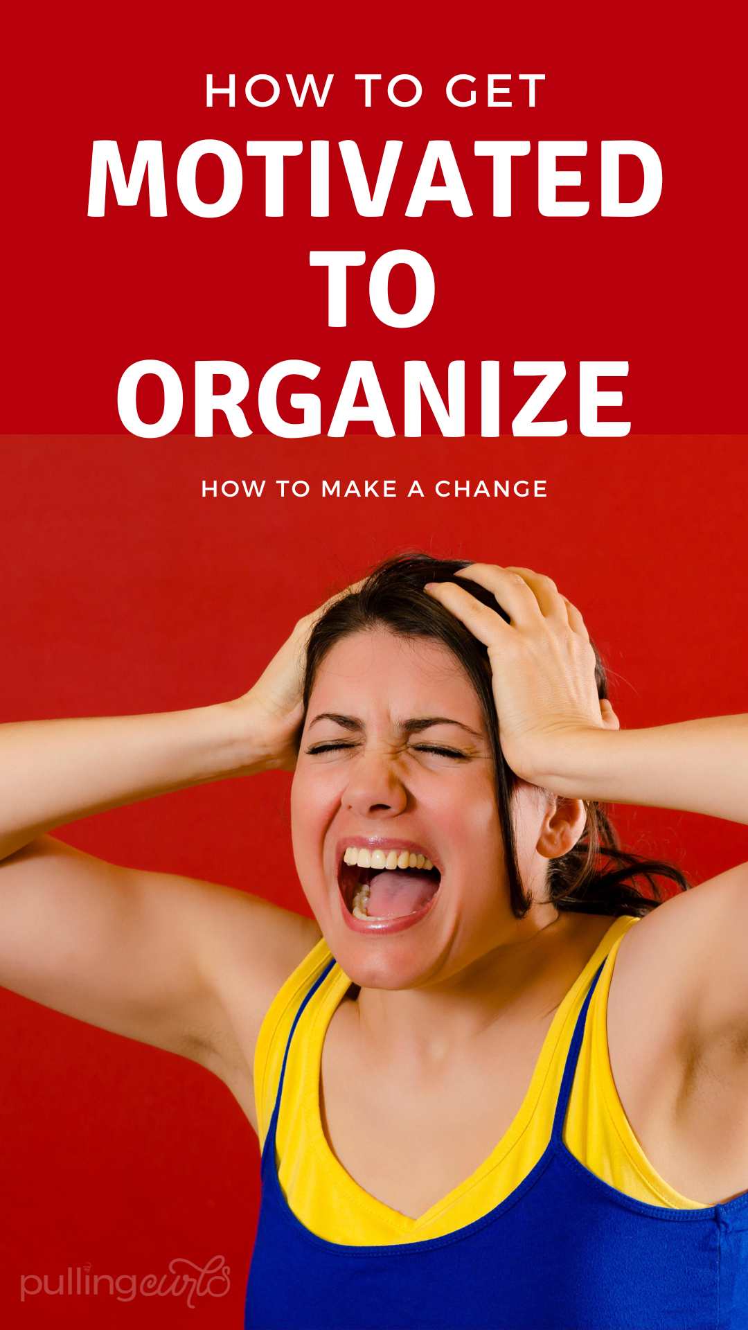 Looking for motivation to get organized? Try my 5-Word Organization Challenge! It's an easy way to kick your procrastination habits and start creating the tidy, functional living space you've always wanted. So, are you up for the challenge? Let's get started! via @pullingcurls