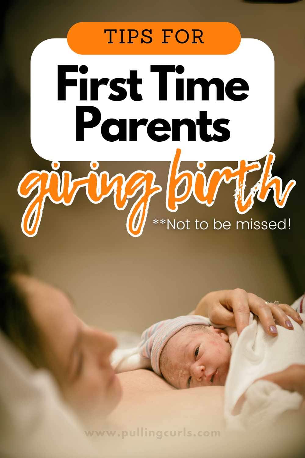 mom with newborn // tips for first time parents giving birth -- not to be missed via @pullingcurls