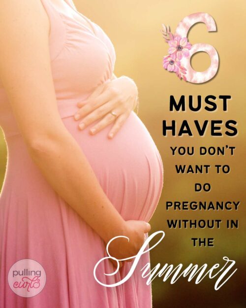pregnant woman in a sunshine glow // 6 mus have you don't want to do pregnancy without in the summer