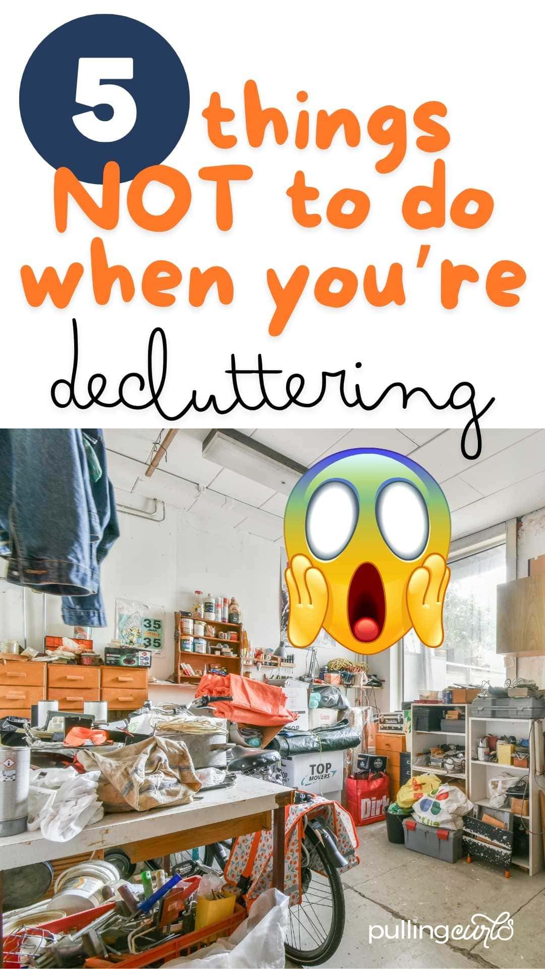 Avoid these common pitfalls that can completely derail your decluttering efforts. You're guaranteed to be enlightened (and a little surprised) by some of these decluttering don'ts. Learn more about the 'one-touch method' and why 'thinking like your grandma' might not be the best for your home's organization. via @pullingcurls