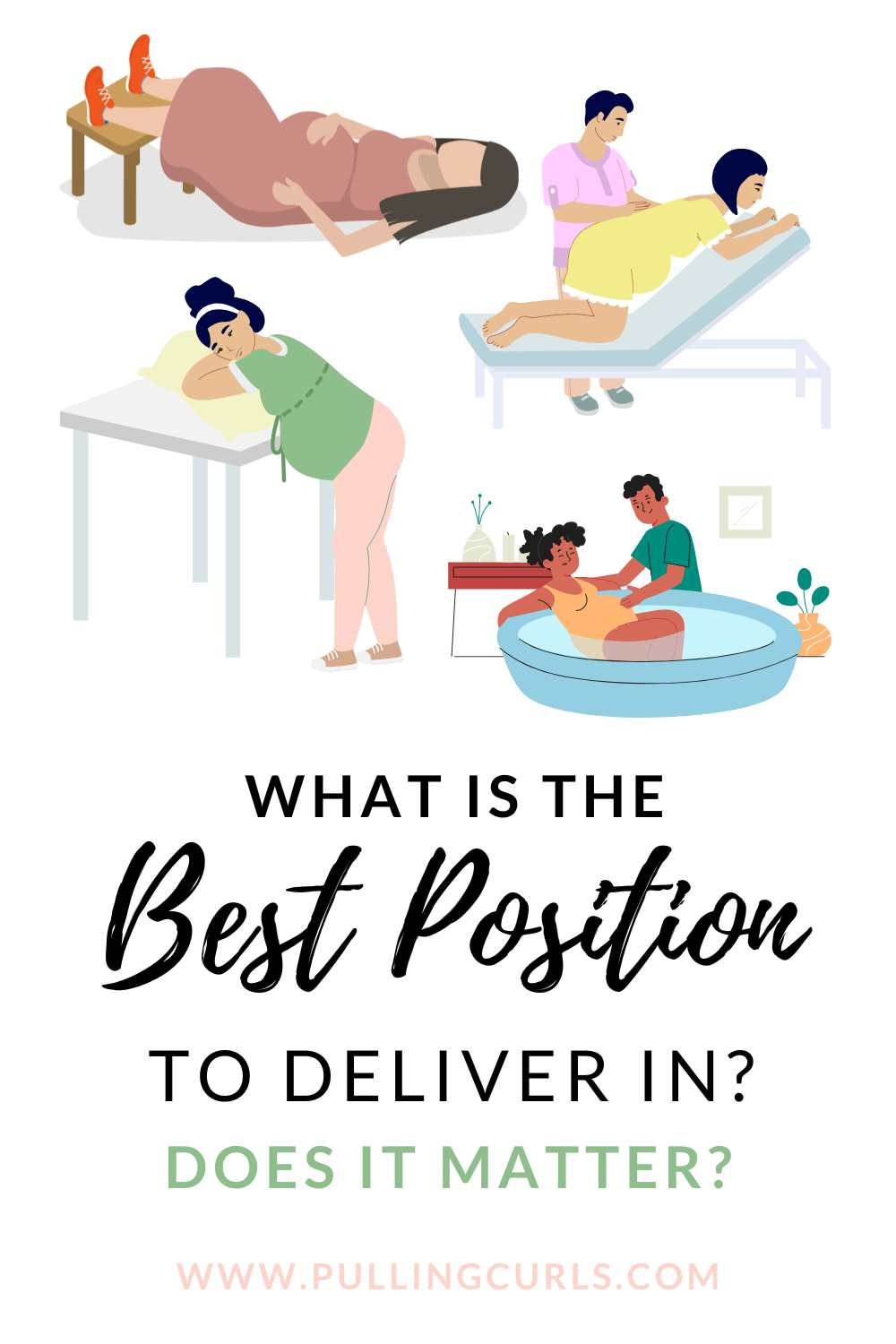 Discover the truth about delivering on your back! Uncover the pros and cons of different delivery positions. Learn why talking to your provider about delivery positions is crucial. Find out why pushing in the most comfortable position is essential. Get insights on physical therapists' views on delivery positions vs. healthcare providers. Learn the importance of considering emergency situations during childbirth. Listen to real experiences and valuable advice to make an informed decision about delivering positions. via @pullingcurls